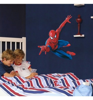 Vinilos infantiles decorativos spiderman habitación DOCLIICK DC-AY1937-18 