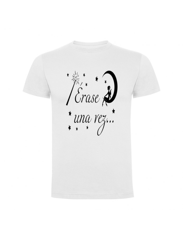 Camisetas con frases motivadoras fabricadas en 100% algodón de serie limitada con la frase Erase una vez