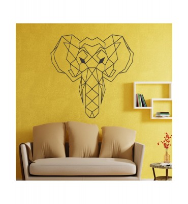 decorativo animal elefante geométrico origami