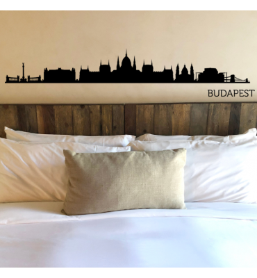 Vinilo  decorativo: "skyline Budapest"