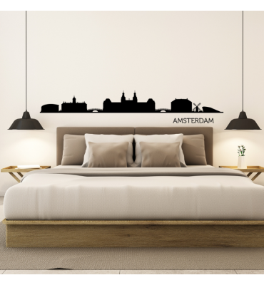 Vinilo  decorativo: "Skyline Amsterdam"